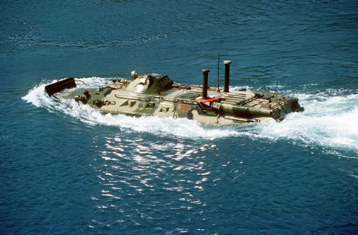 BTR-80 swim