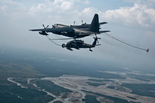 HC-130P refuels HH-60