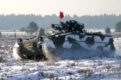 Gruppengefechtsschießen der 2./ PzGren Btl 411