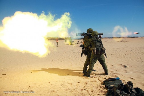 Carl Gustaf Lituanie firing