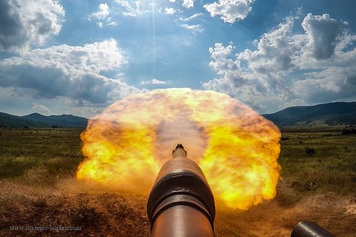 M1A2 firing Bulgaria