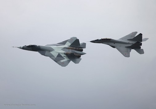 PAKFA T-50 and MiG-29 008