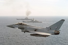 Typhoon, Amiral Kouznetsov. Photo : RAF