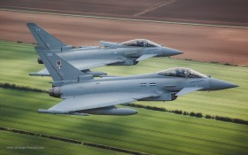 Typhoon. Photo : Cpl Matthews/MoD UK