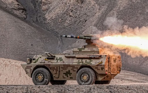 HJ-9_missile_Chine_A100A